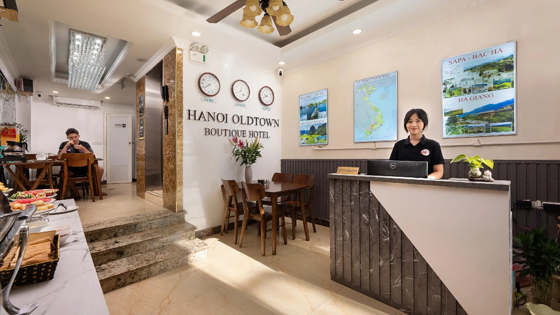 하노이 하노이 올드타운 부티크 호텔 3성급 호텔 객실