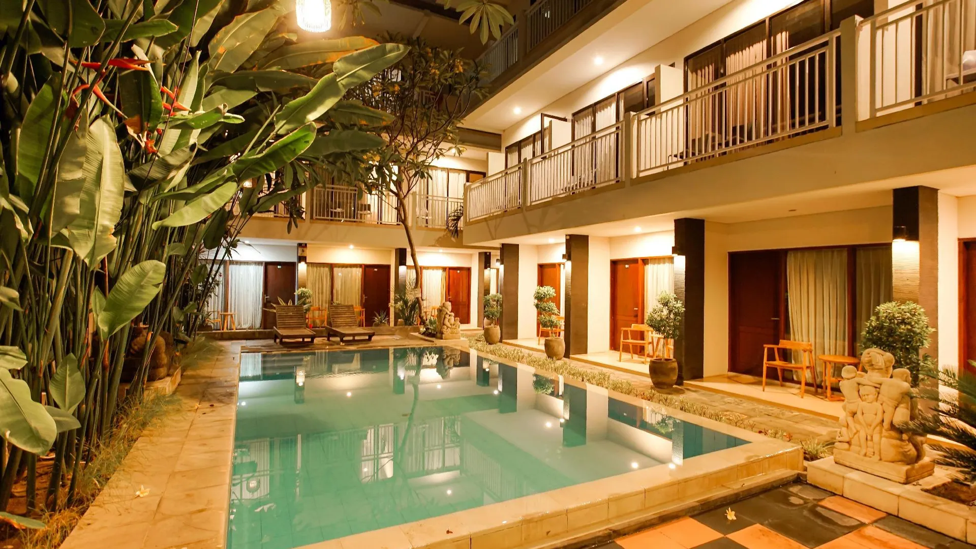 발리 더 쿠부 호텔 2성급 호텔 객실