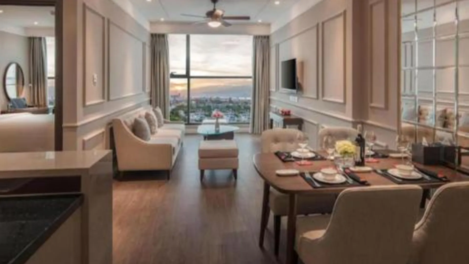 다낭 프억 미의 아파트먼트 (100m², 침실 2개, 프라이빗 욕실 2개) 5성급 게스트하우스 스위트룸