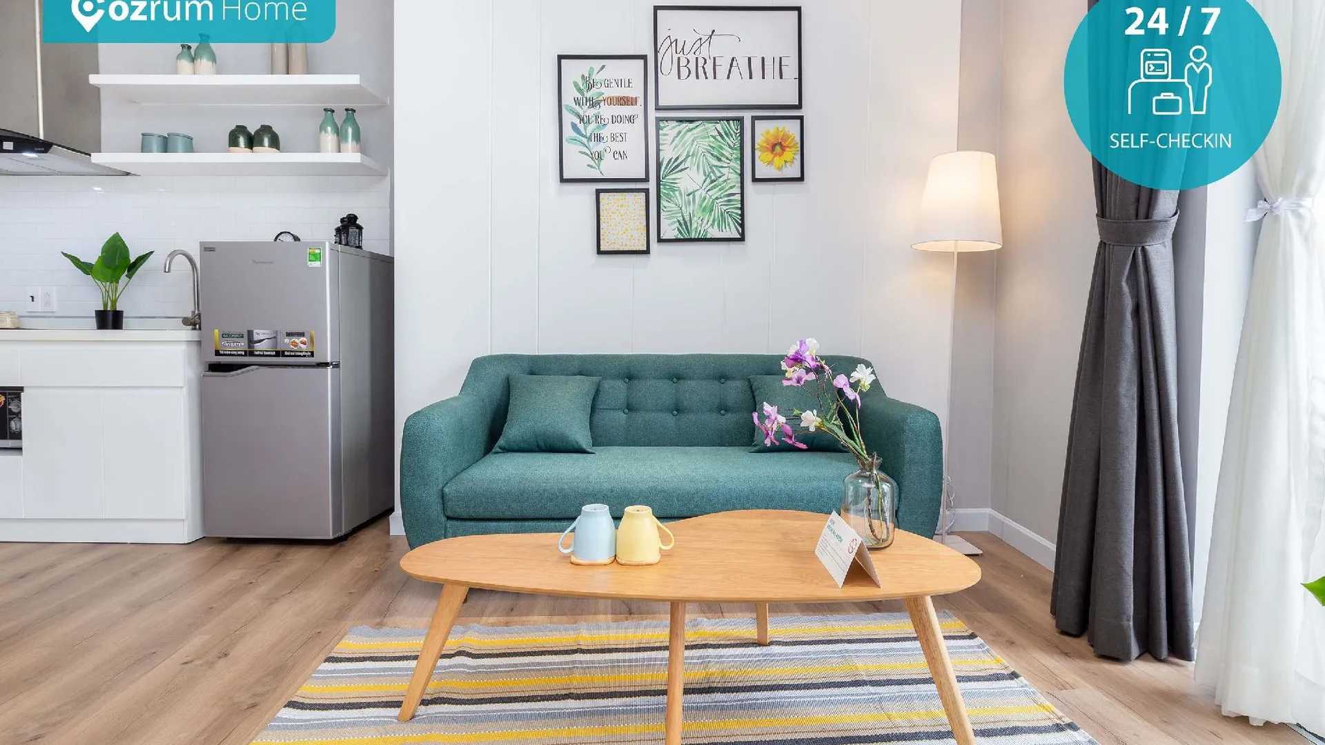 호치민 코즈룸 홈 프리미어 레지던스 4성급 게스트하우스 객실