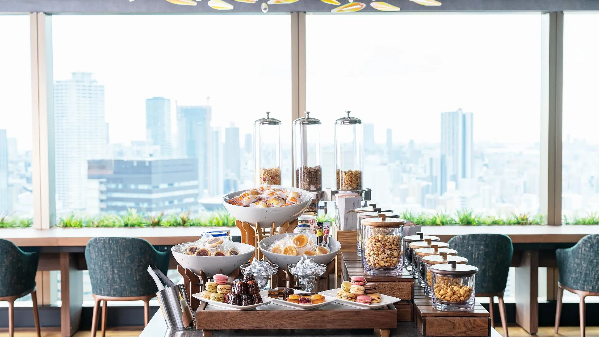 오사카 호텔 한큐 그란레스파이어 5성급 호텔 전망