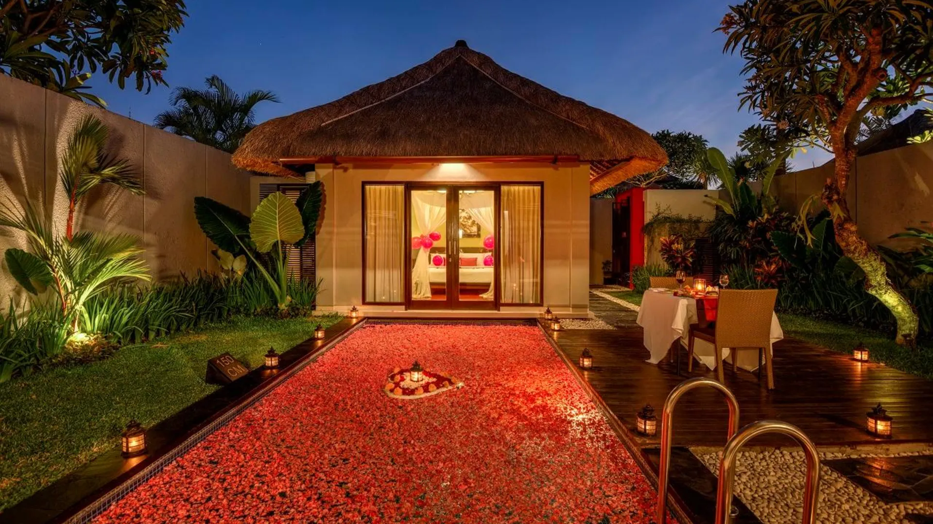 발리 빌라 제라미 앤 스파 5성급 호텔 레스토랑