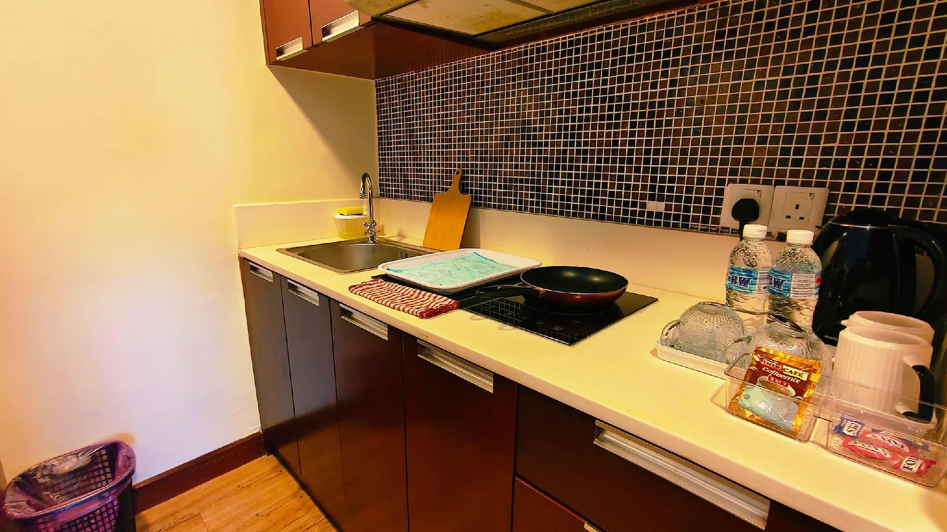 코타키나발루 시티 센터의 스튜디오  (45m², 프라이빗 욕실 1개) 2성급 싱글룸 부대시설