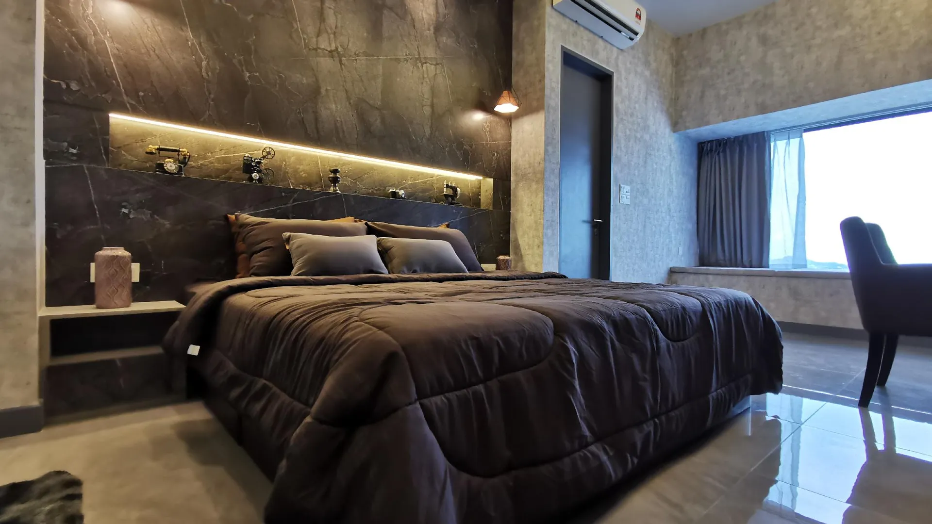 말라카 멜라카 라야의 아파트먼트 (40m², 침실 1개, 프라이빗 욕실 1개) 4성급 싱글룸 객실