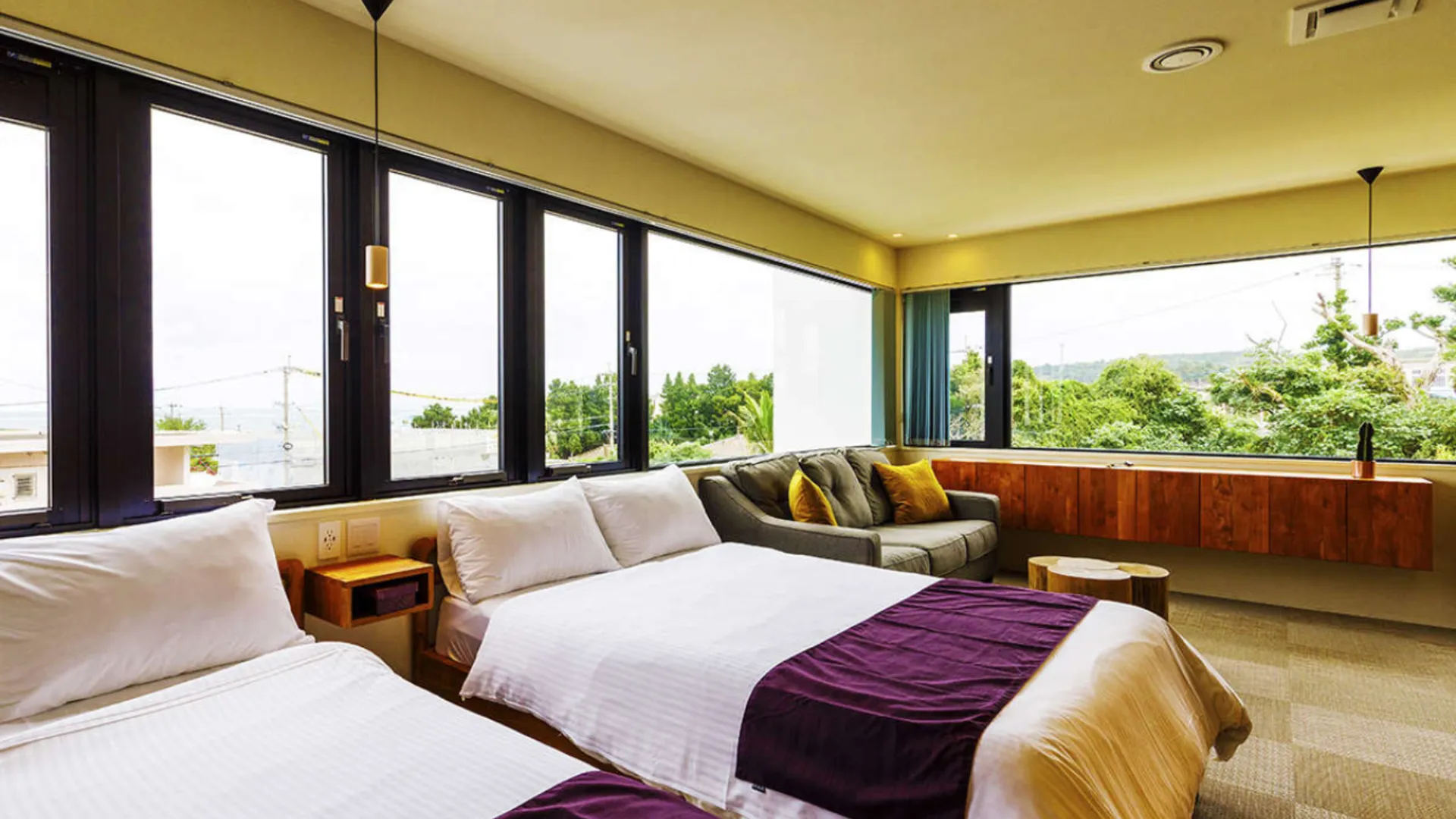 오키나와 본섬 블루 스테이크 원더 나가하마 3성급 호텔 스위트룸