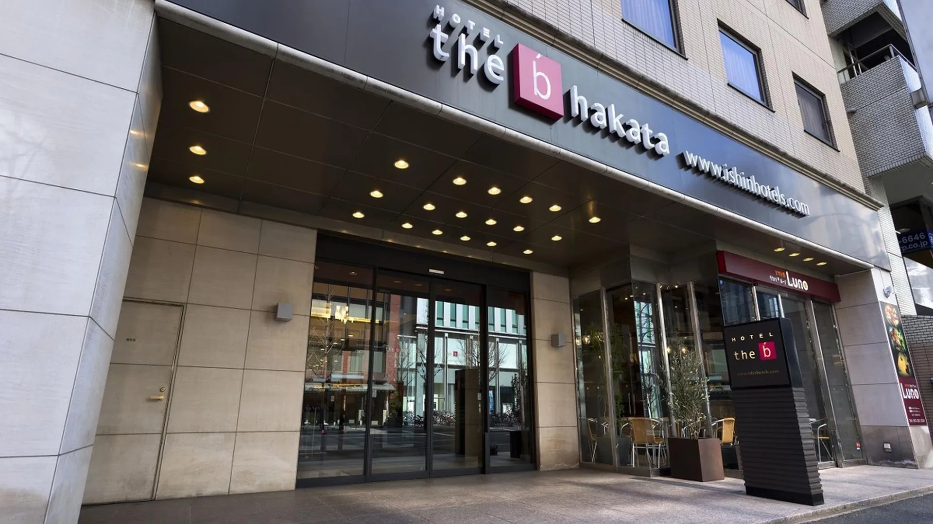 후쿠오카 더 b  하카타 3성급 호텔 전망