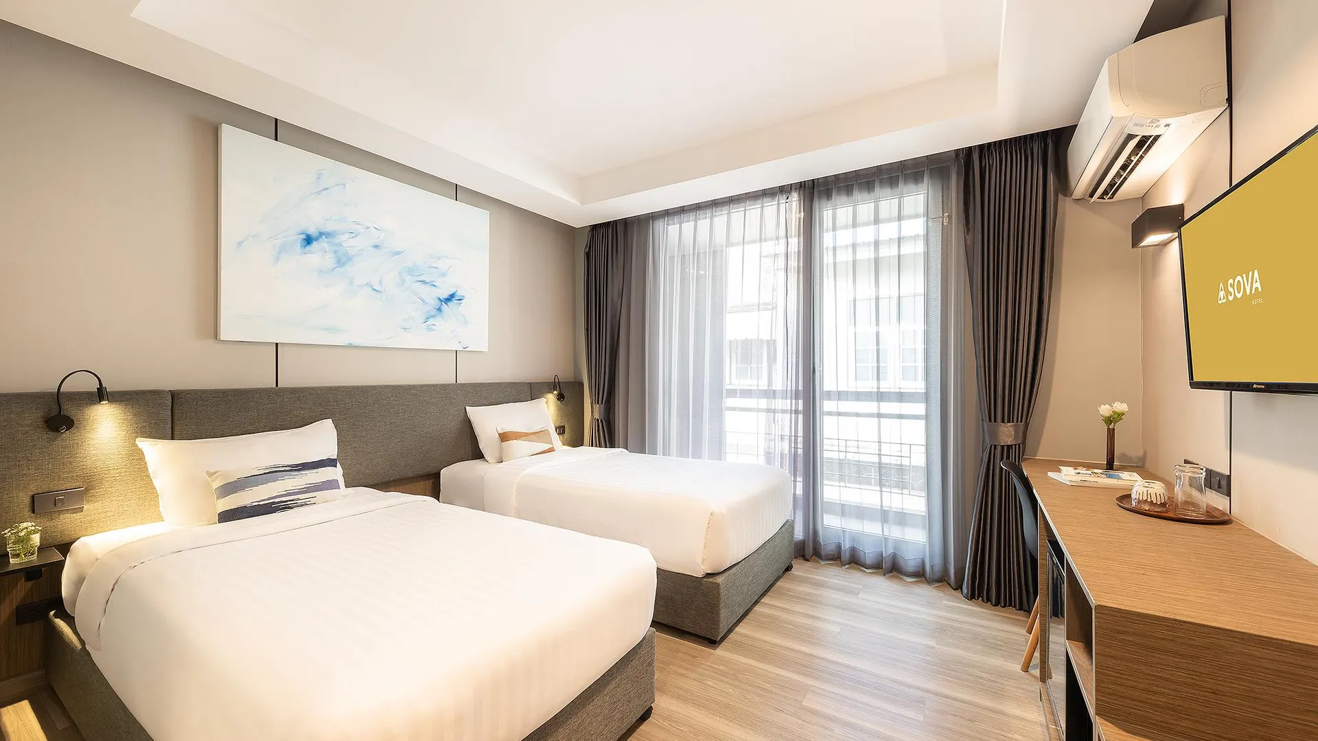 방콕 소바 호텔 방콕 2성급 호텔 전망