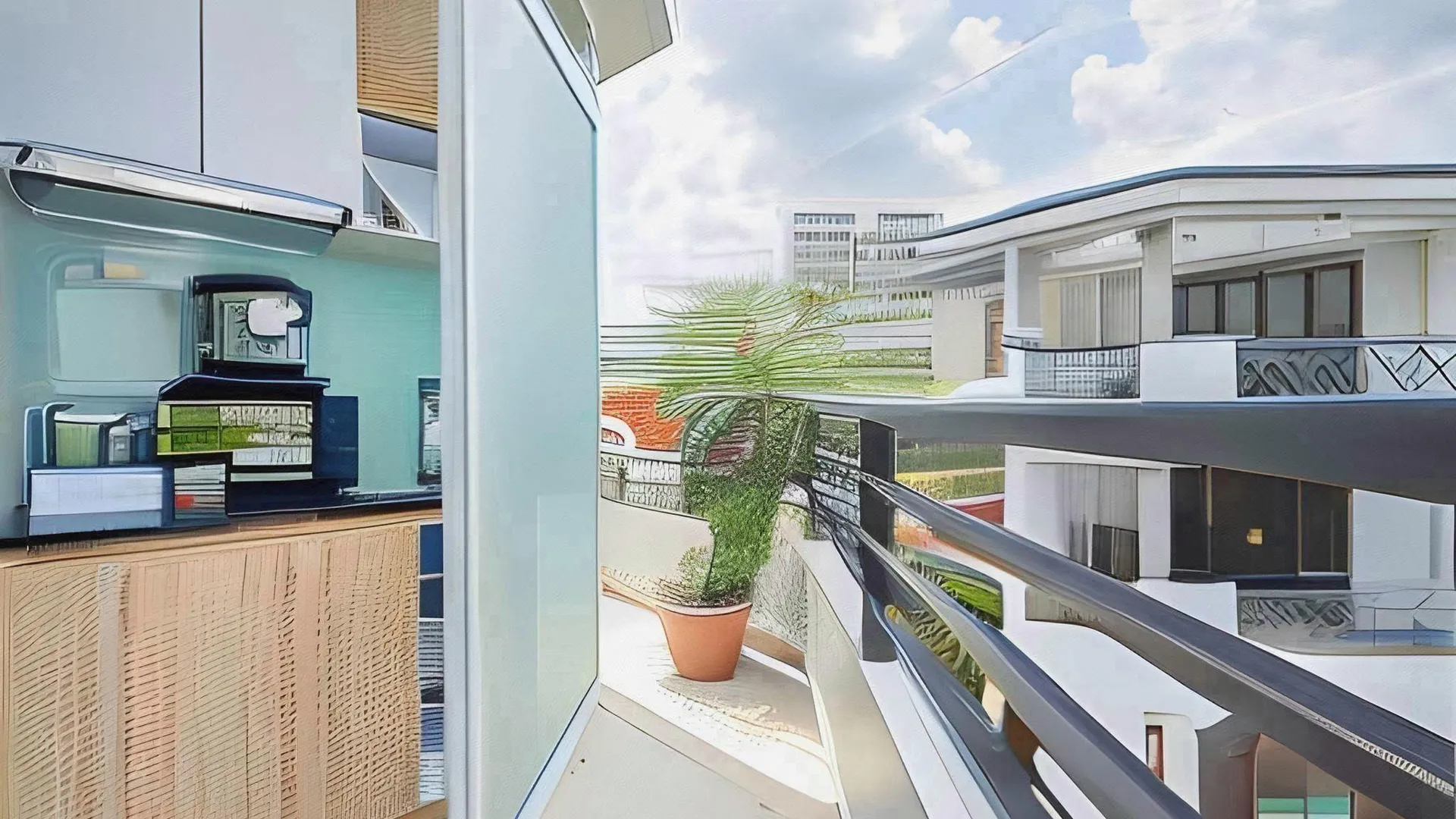 호치민 코즈룸 홈 - 레트로 하우스 3성급 호텔 레스토랑