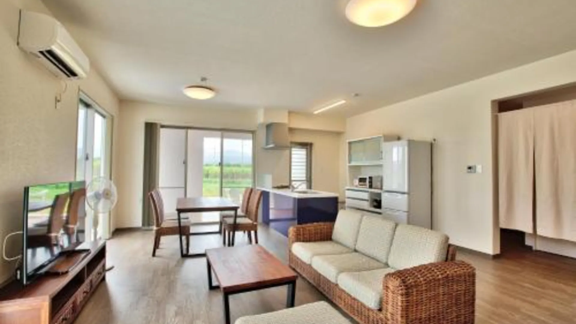 오키나와 본섬 코티지 씨윈드 나키진 1성급 호텔 전망