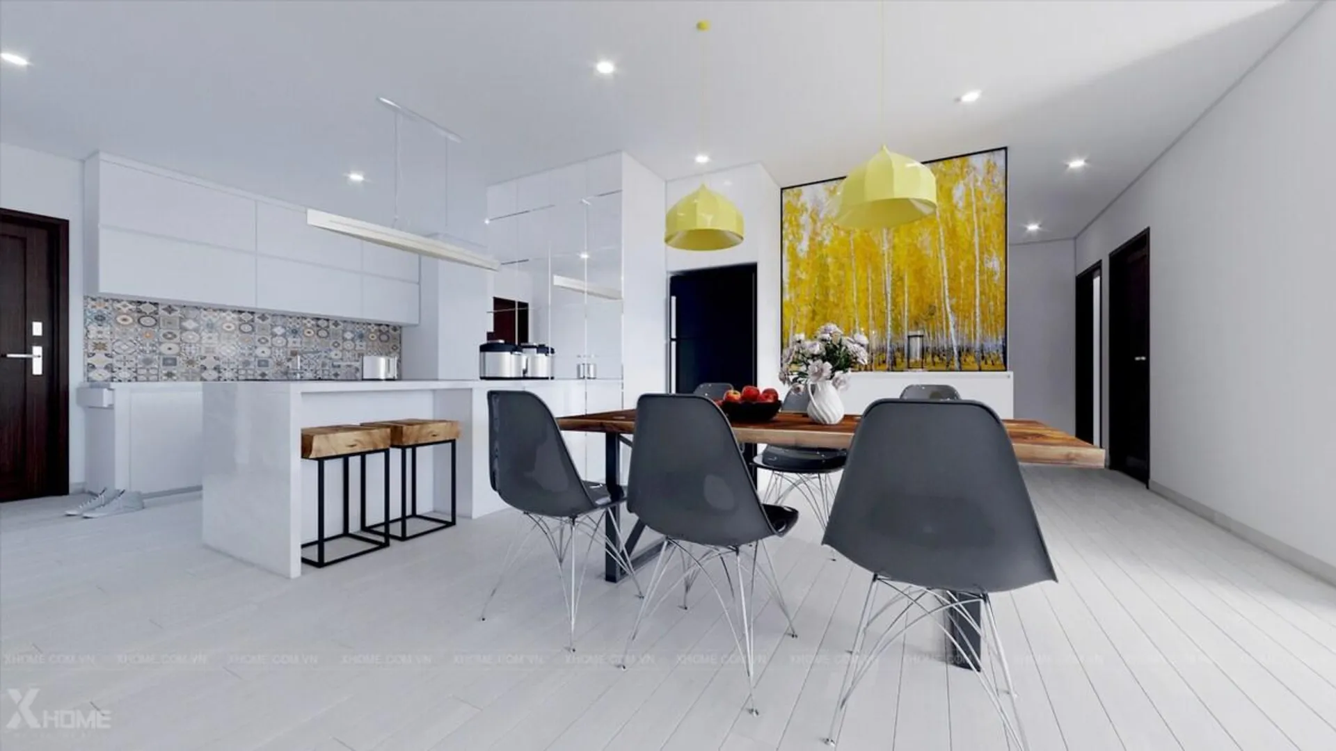 다낭 하이쩌우의 아파트먼트 (120m², 침실 3개, 프라이빗 욕실 2개) 5성급 싱글룸 레스토랑