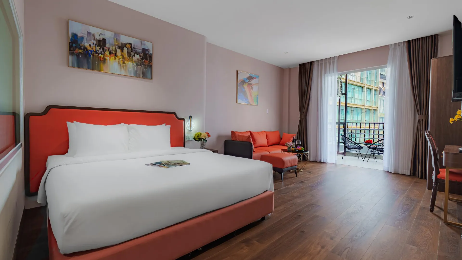 호치민 살루트 사이공 호텔 앤 스파 4성급 호텔 스위트룸