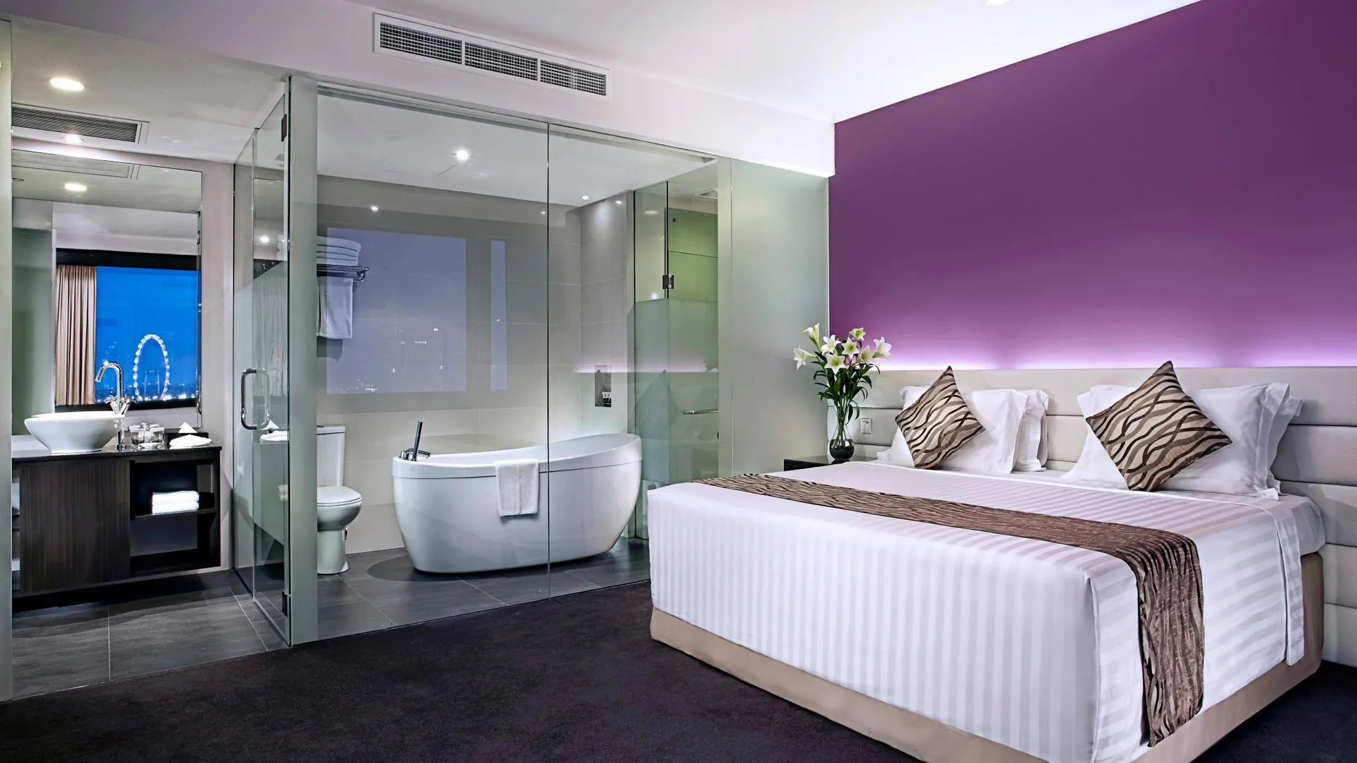 싱가포르 푸라마 시티 센터 호텔 4성급 호텔 전망