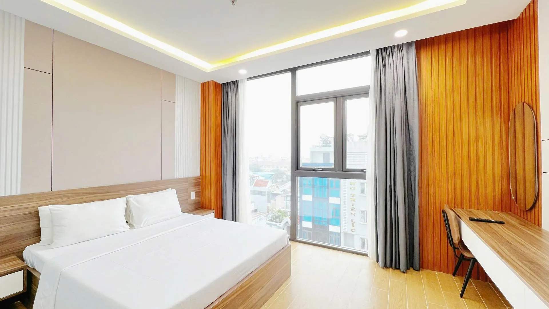 호치민 K&T 호텔 산 바이 TSN-150m 투 냐 가 T3 3성급 호텔 레스토랑