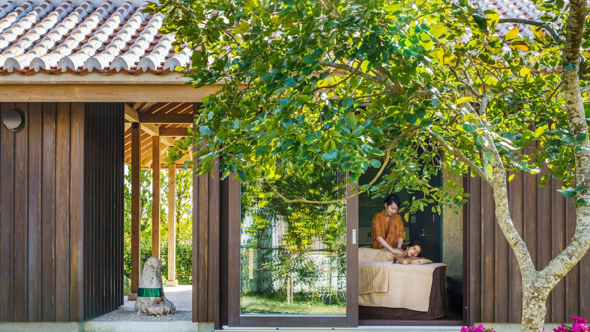 오키나와 본섬 호시노야 오키나와 5성급 호텔 전망