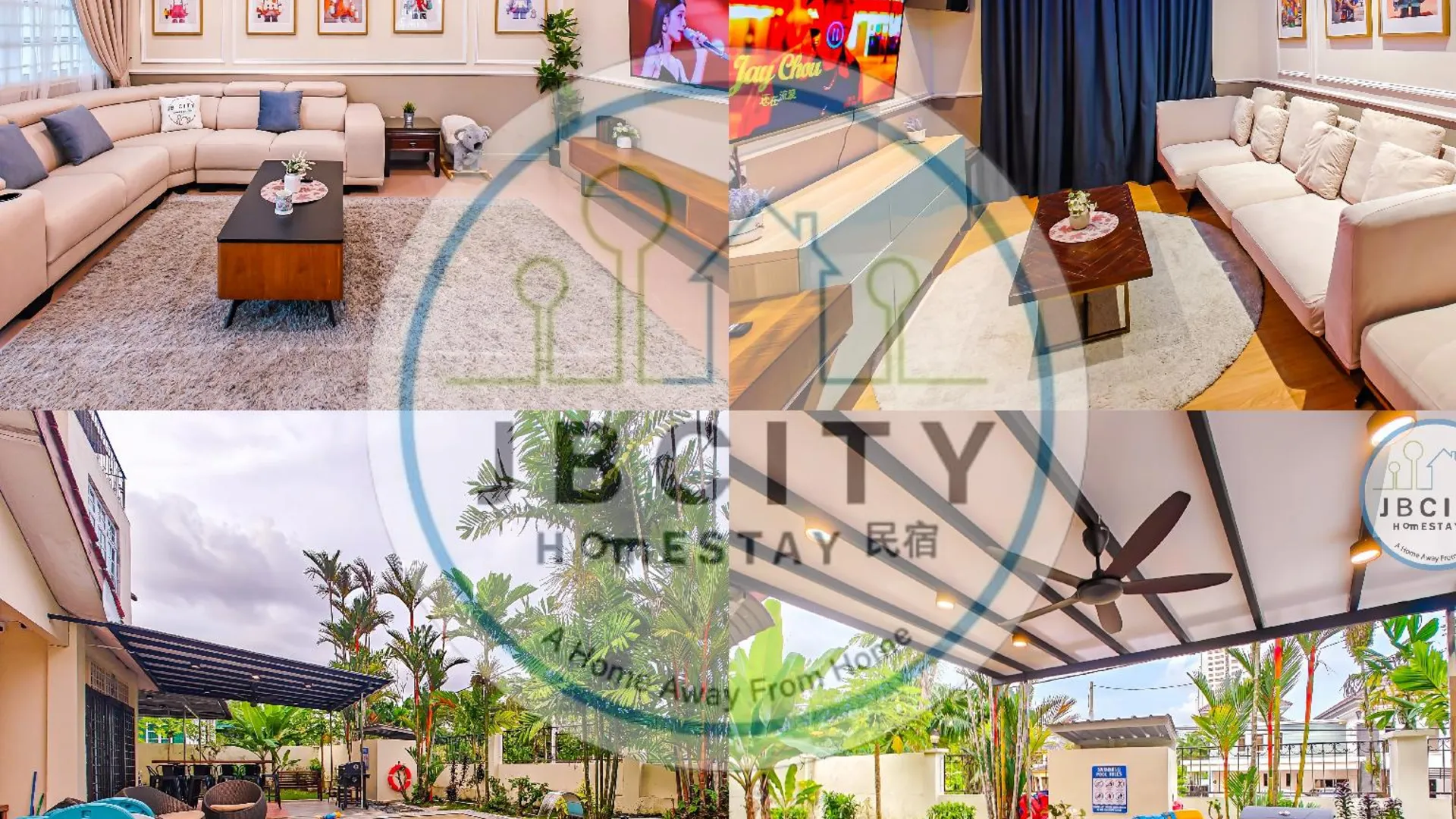 조호바루 / 조호르바루 조호바루 시내의 빌라 (448m², 침실 5개, 프라이빗 욕실 4개) 3성급 싱글룸 객실