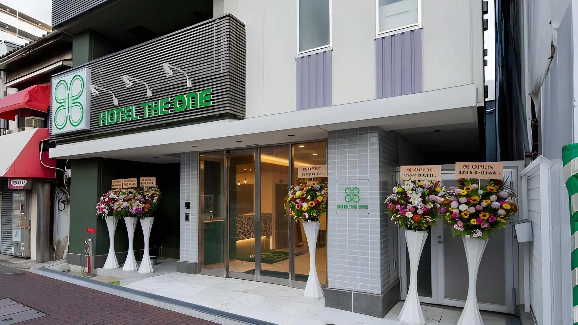 오사카 호텔 더 원 신이마미야 3성급 호텔 전망