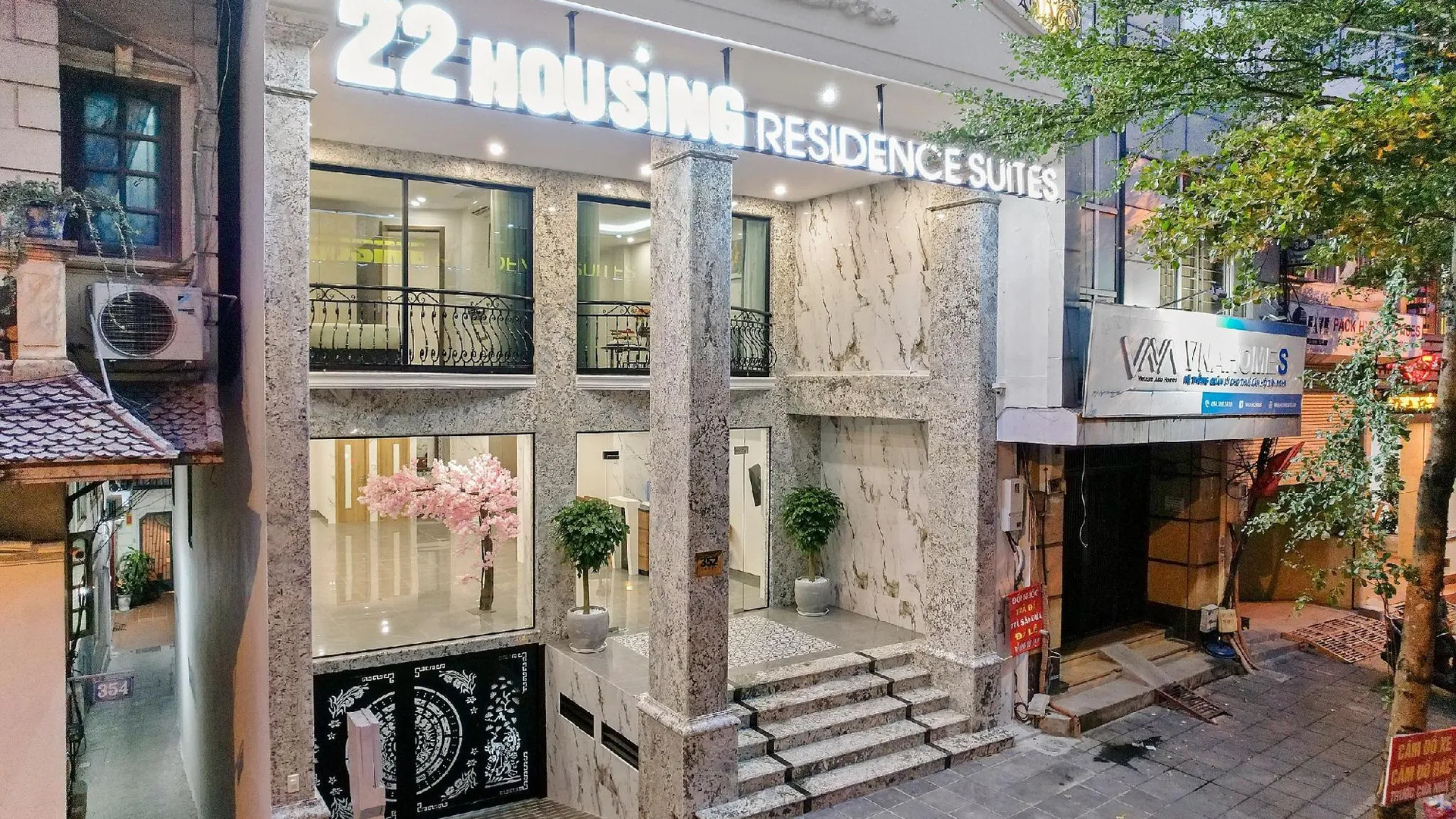 하노이 22하우징 레지던스 스위트 3성급 호텔 외관