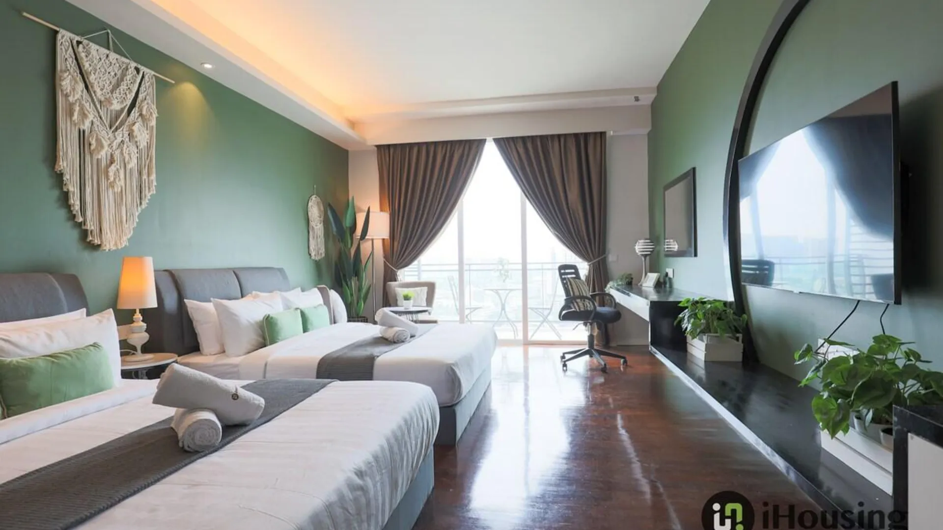 말라카 The Shore 4Pax Room Gigantic Pool 2106 | I Housing 2성급 게스트하우스 스위트룸