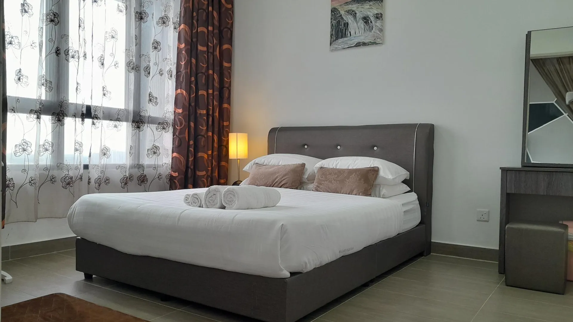 코타바루 코타바루 시내의 프라이빗 하우스 (55m², 침실 1개, 프라이빗 욕실 1개) 3성급 싱글룸 부대시설