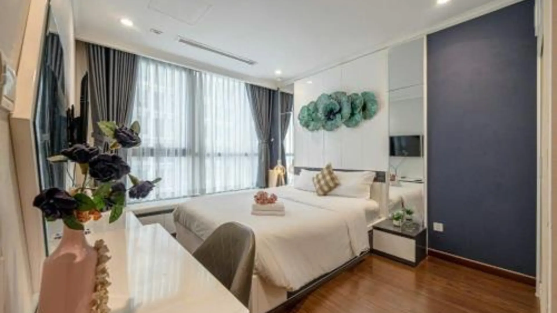 호치민 1 Phòng Ngủ Landmark 81 Vinhome 2성급 게스트하우스 스위트룸