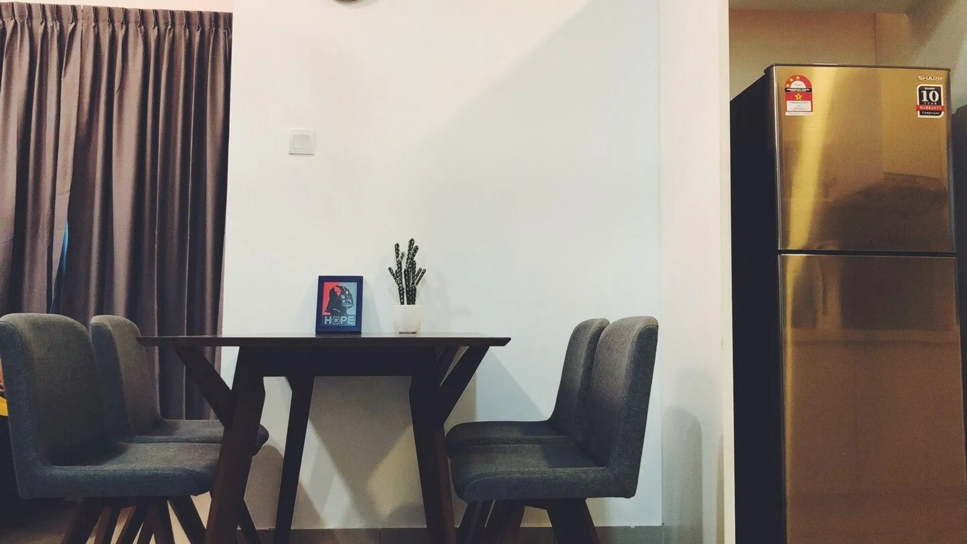 조호바루 / 조호르바루 테브라우의 아파트먼트 (60m², 침실 1개, 프라이빗 욕실 1개) 3성급 싱글룸 레스토랑