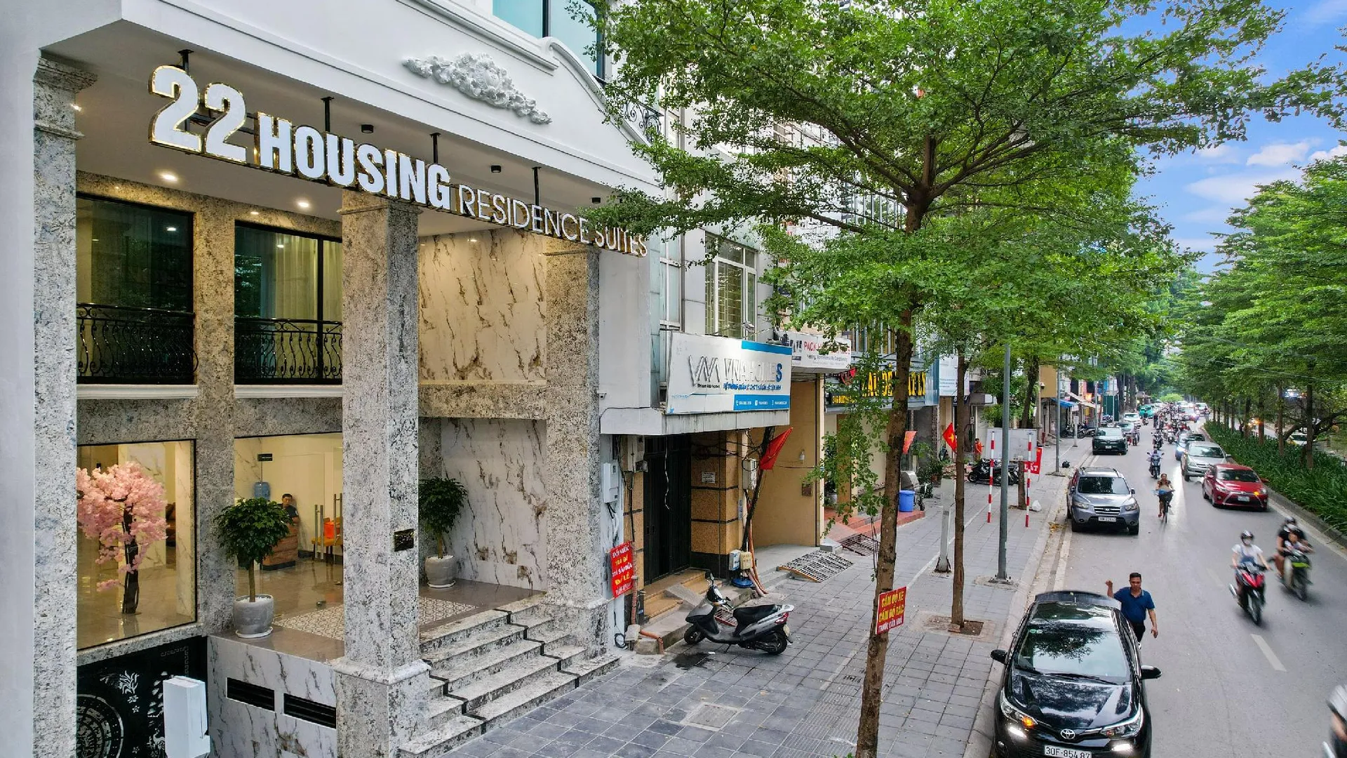 하노이 22하우징 레지던스 스위트 3성급 호텔 전망