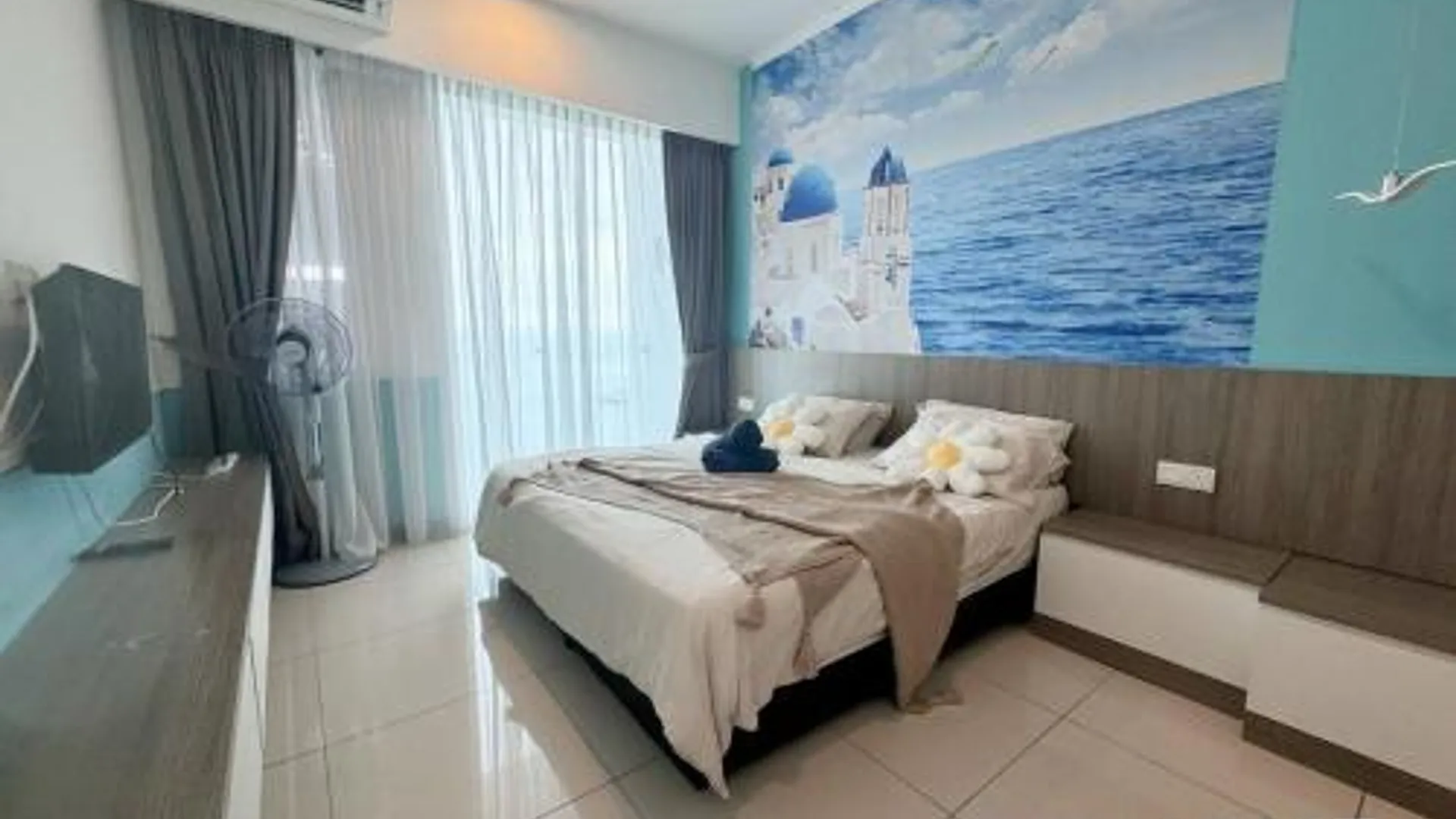 포트 딕슨 Full Seaview 3BR 3BD Duplex Apartment (Wudi Haijing Shuangceng Gongyu) 4성급 싱글룸 스위트룸