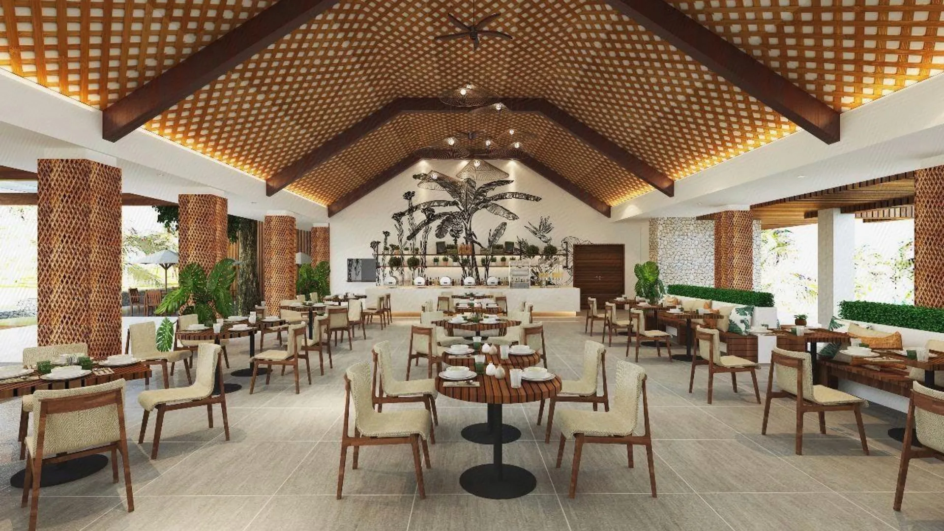 발리 안자 짐바란 4성급 호텔 로비