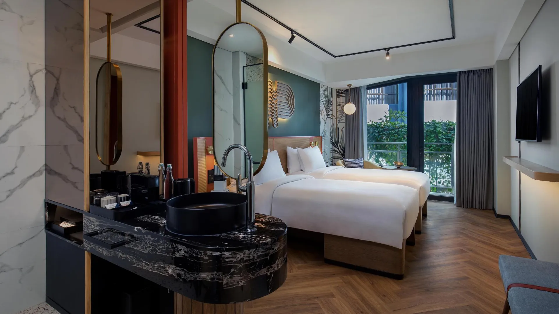 발리 트라이브 발리 쿠타 비치 4성급 호텔 스위트룸