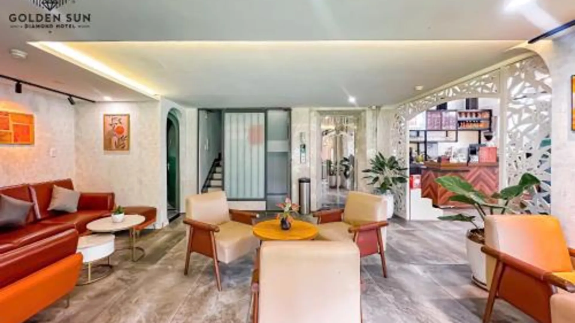 호치민 골든 선 호텔 아파트먼츠 4성급 게스트하우스 로비