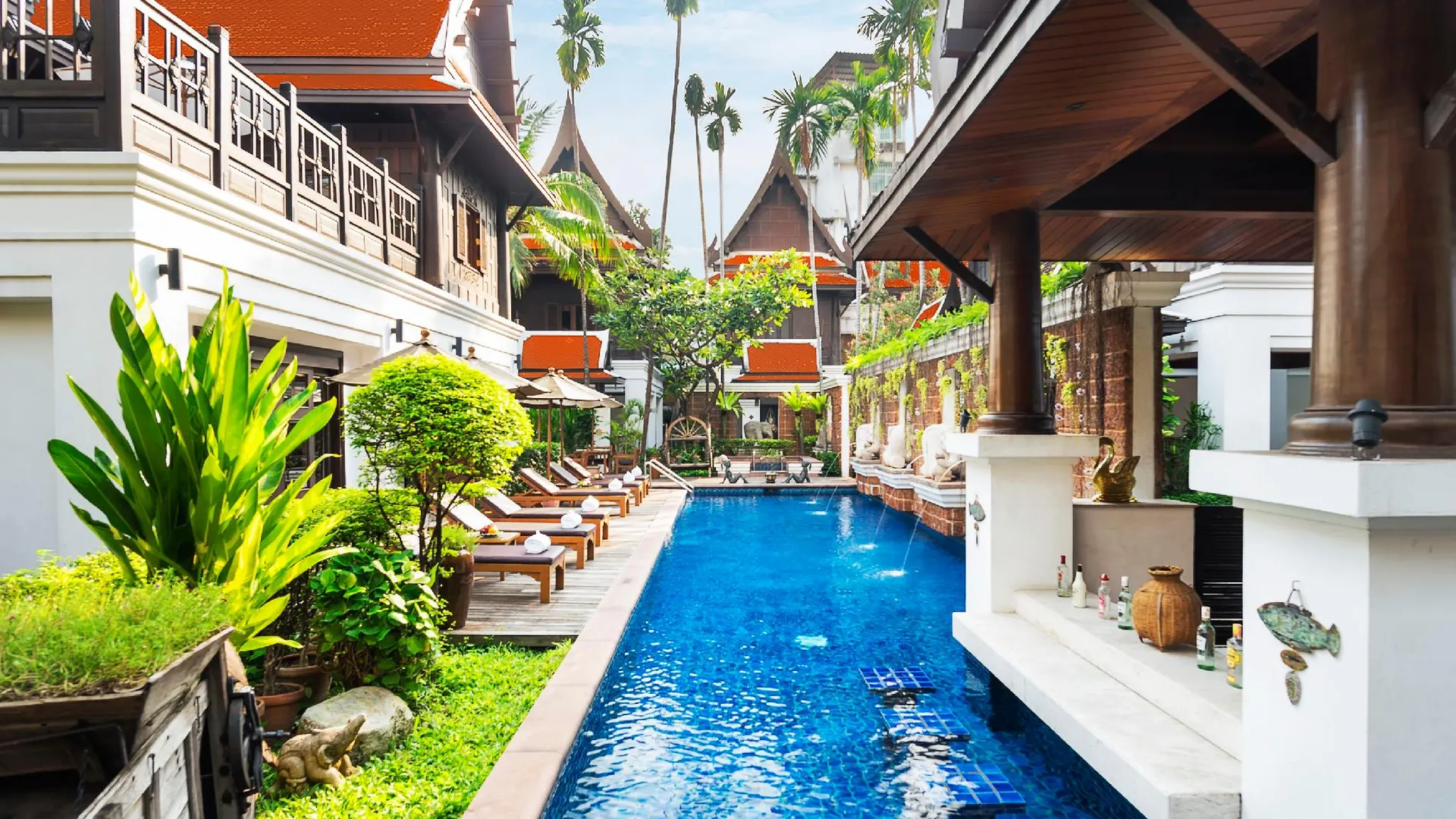 방콕 데이비스 타이 하우스 4성급 호텔 스위트룸