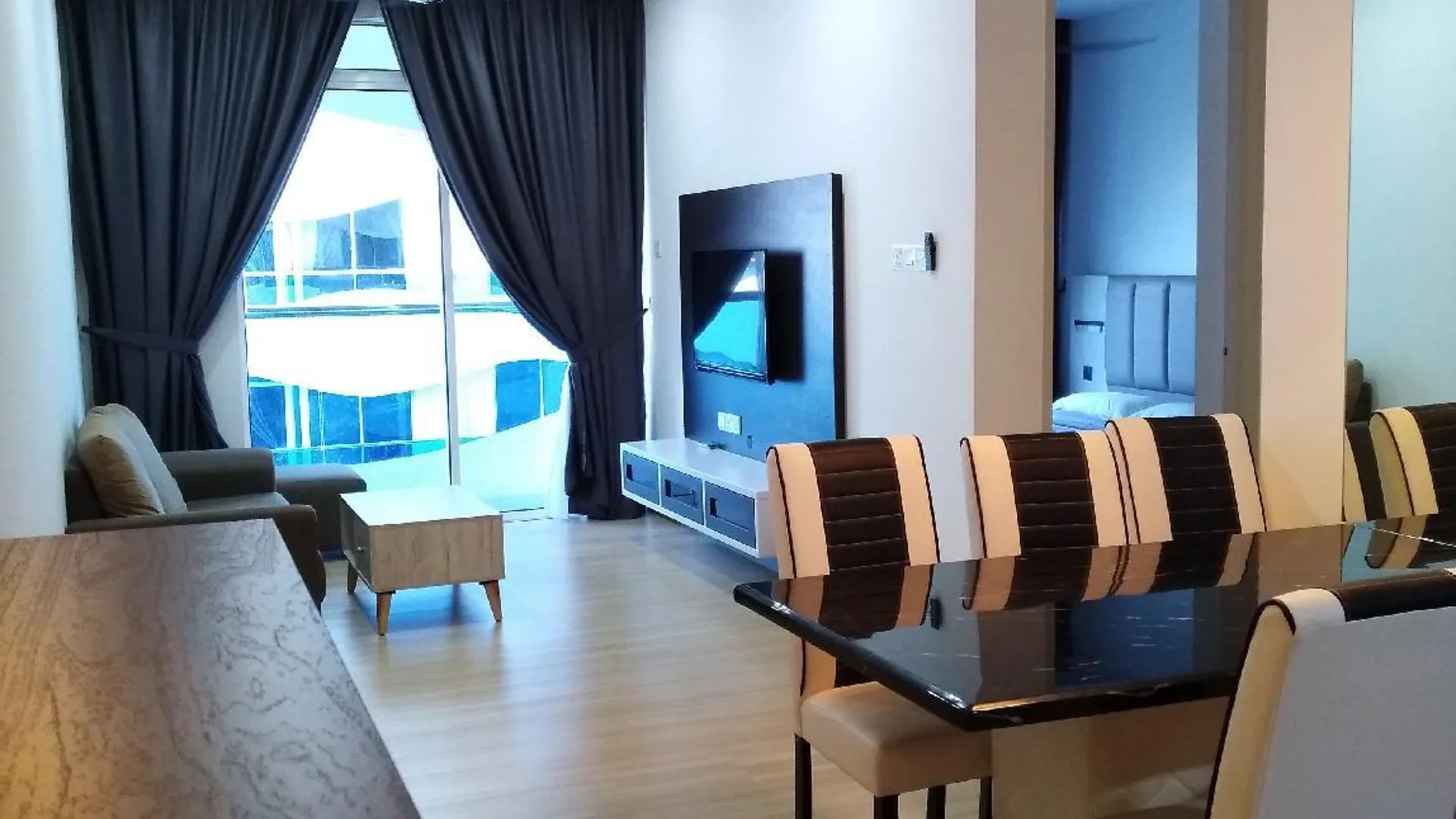 말라카 말라카 시내의 아파트먼트 (645m², 침실 2개, 프라이빗 욕실 1개) 2성급 싱글룸 스위트룸