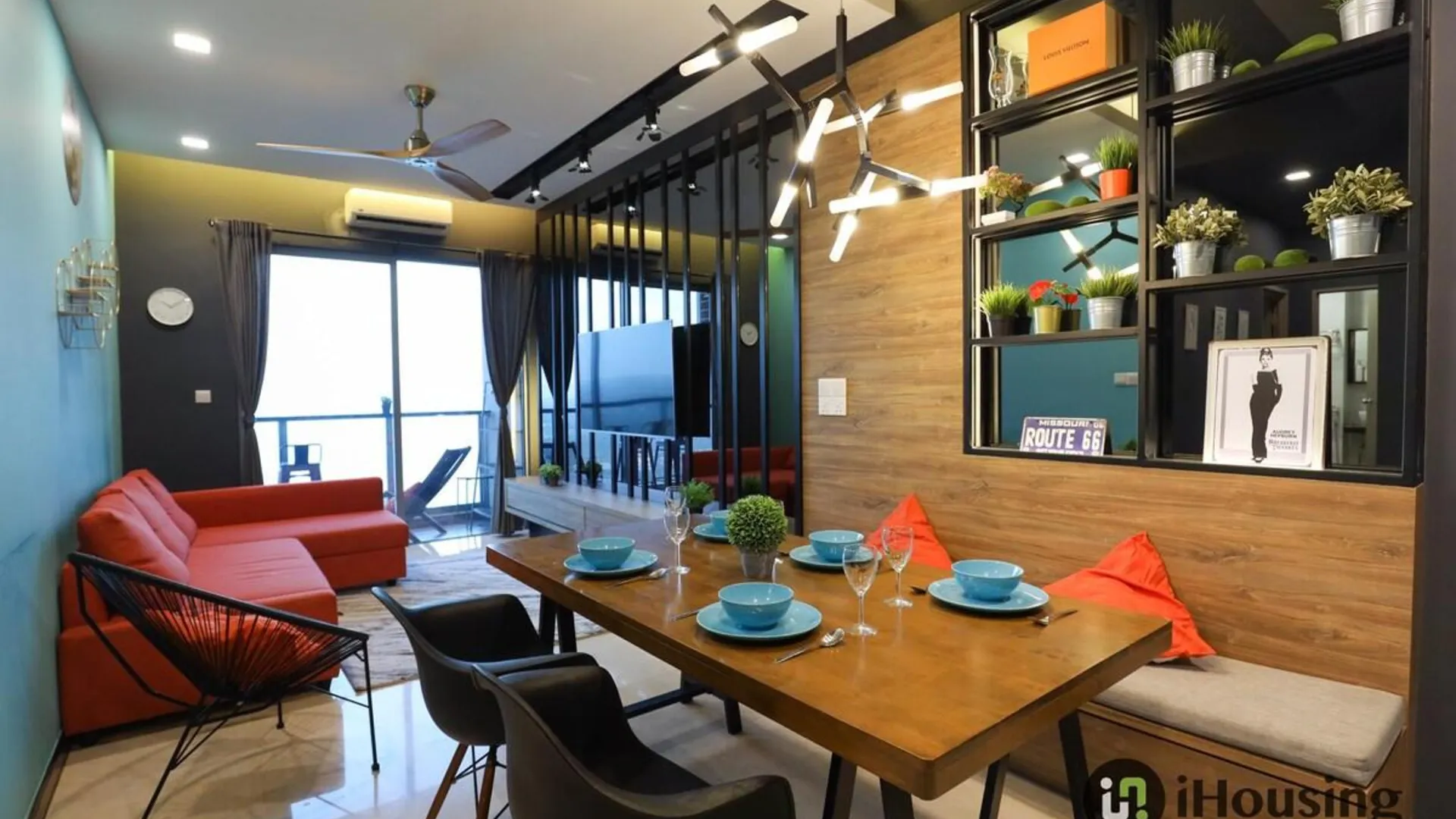 말라카 멜라카 라야의 아파트먼트 (235m², 침실 2개, 프라이빗 욕실 2개) 2성급 싱글룸 레스토랑