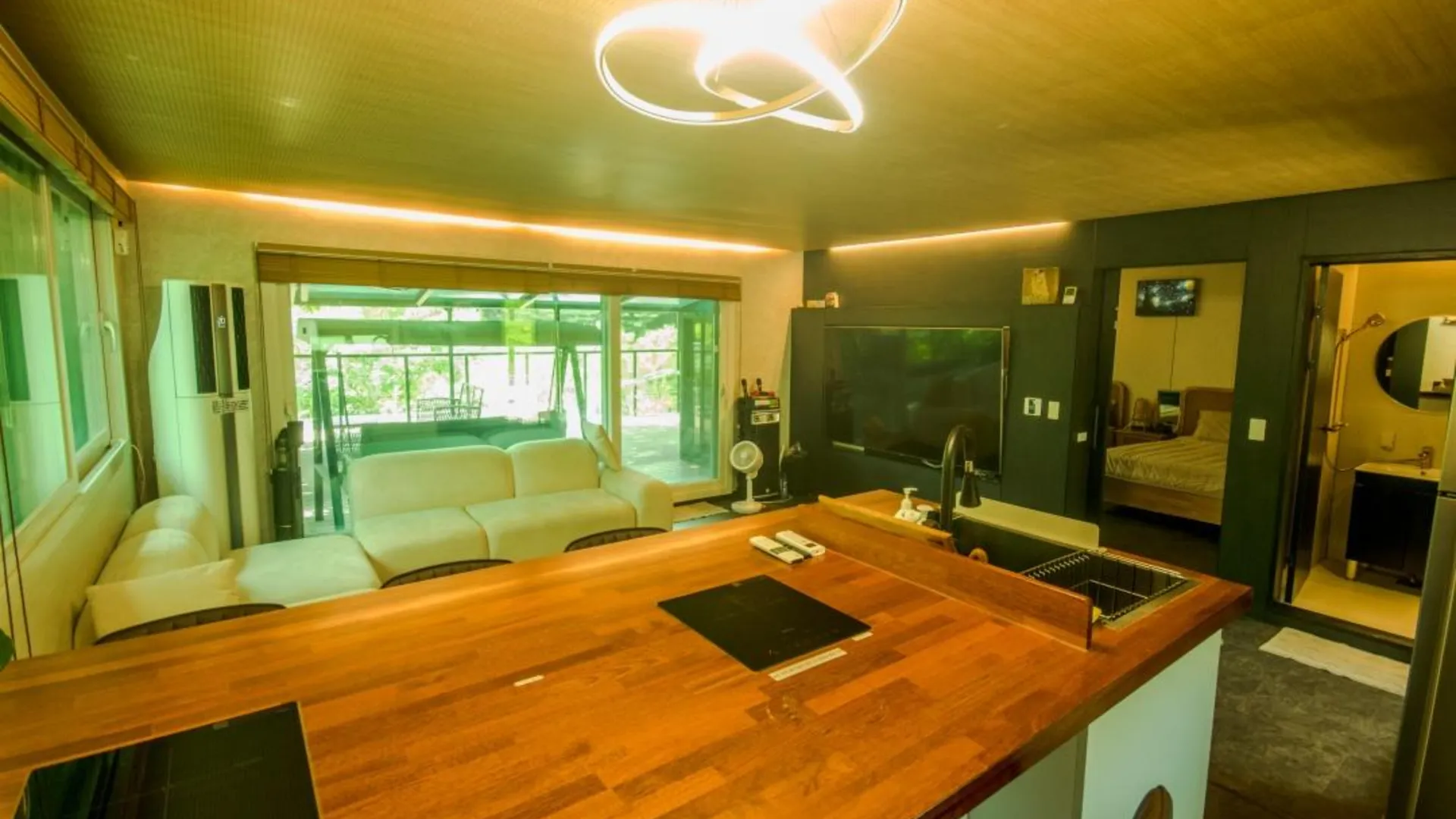 가평 가평 계곡에풍덩펜션캠핑장 2성급 게스트하우스 전망