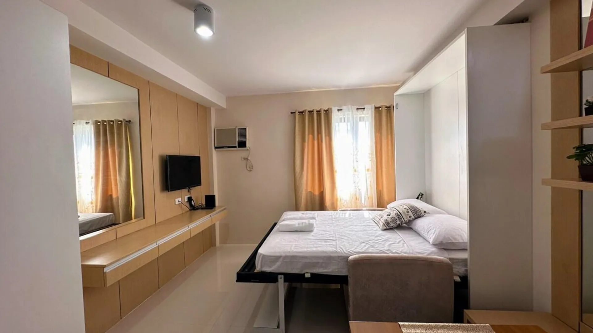 세부 북 개간 지역의 스튜디오 아파트먼트 (25m², 프라이빗 욕실 1개) 2성급 싱글룸 스위트룸