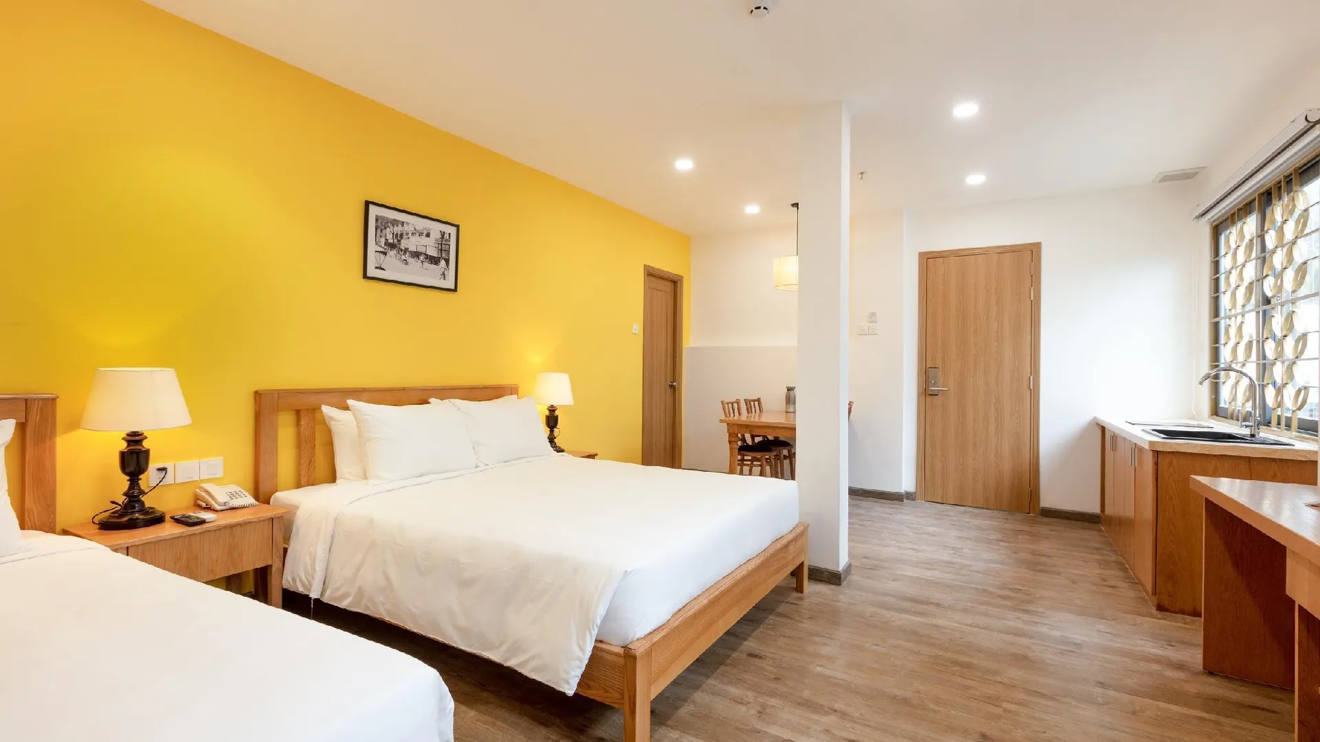 호치민 다이 남 사이공 호텔 3성급 호텔 스위트룸