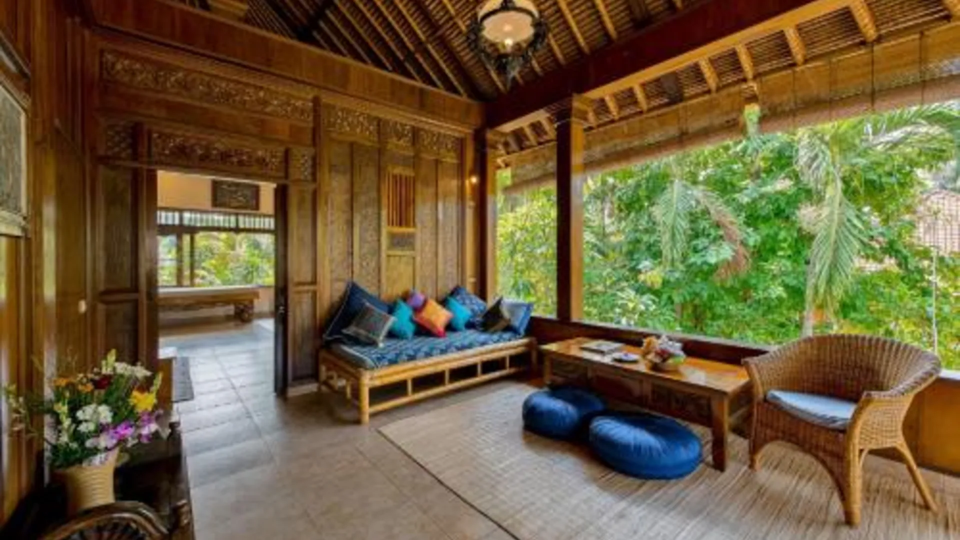 발리 Kebun Indah Ubud 4성급 호텔 로비