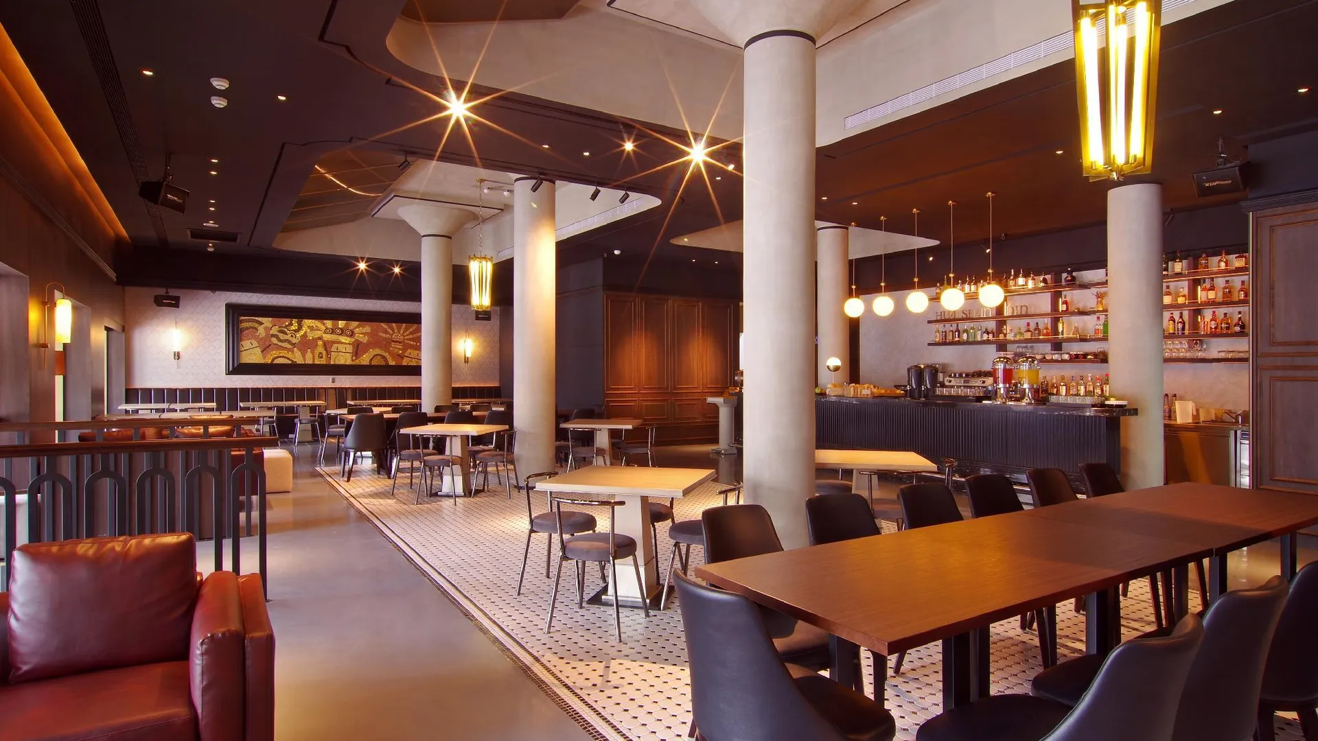 타이베이 화산딘 바이 코스모스 크리에이션 화산 1914 크리에이티브 파크 4성급 호텔 로비