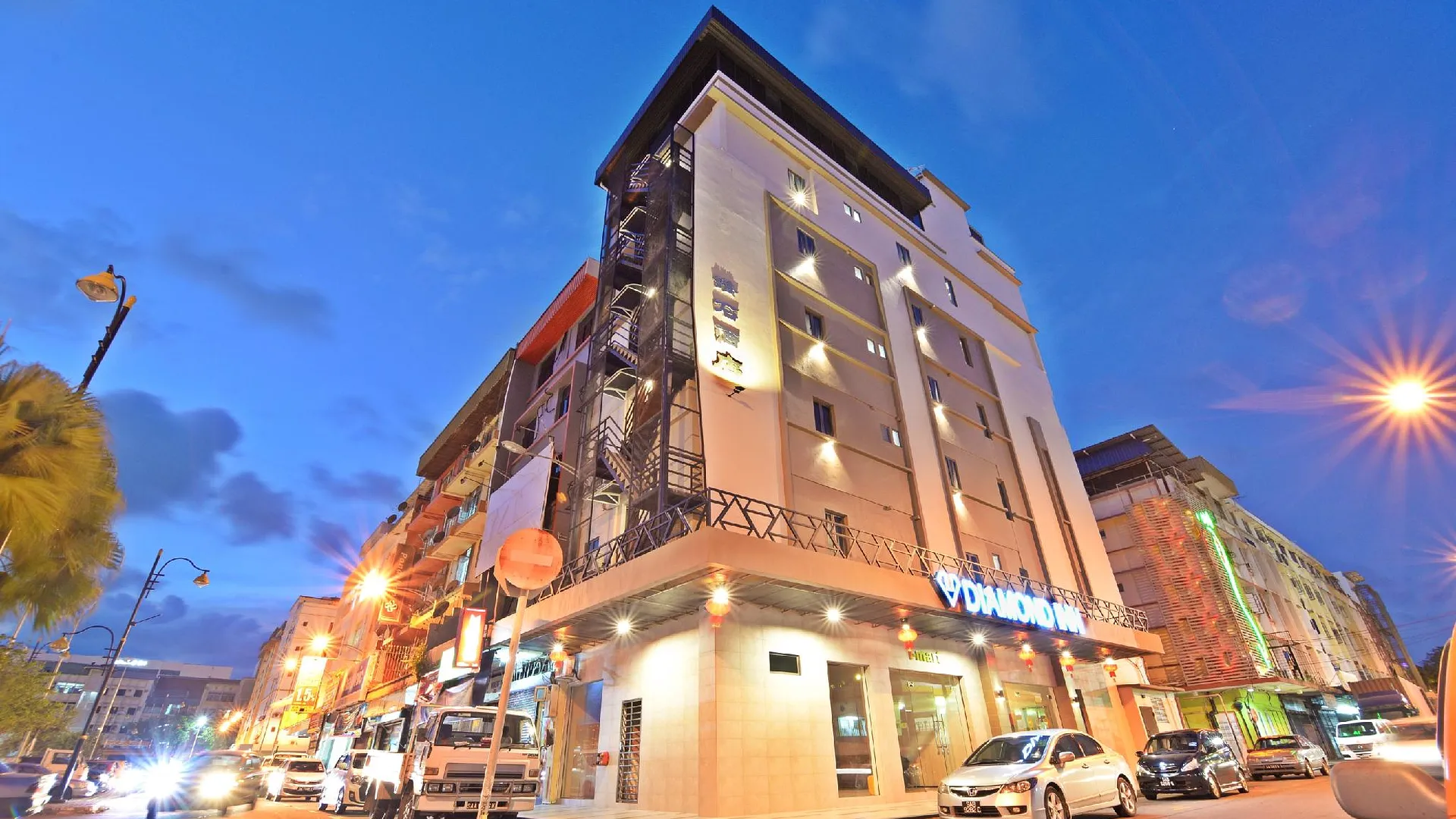 코타키나발루 다이아몬드 인 호텔 객실