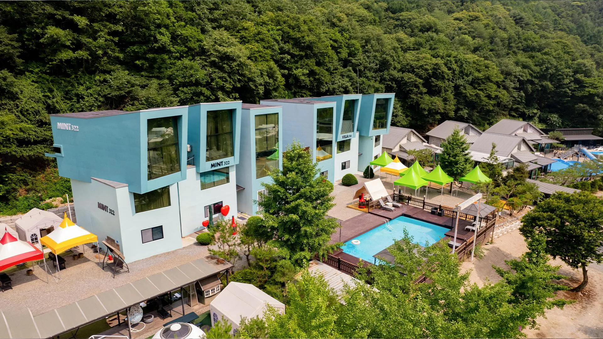 가평 가평 민트322 2성급 게스트하우스 수영장