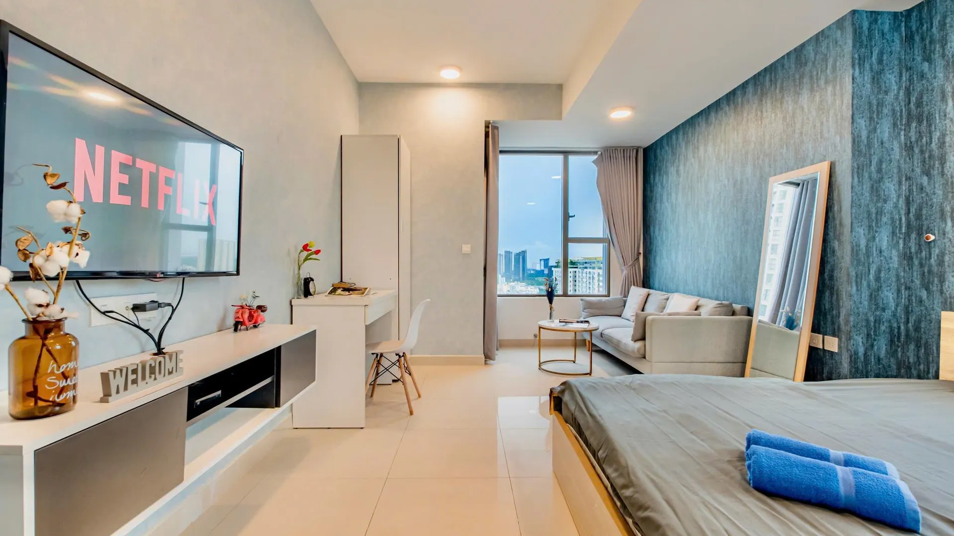 호치민 소조 루미에르 아파트먼트 - 테라 로얄, 럭셔리 앤 센트럴 스팟 5성급 호텔 스위트룸