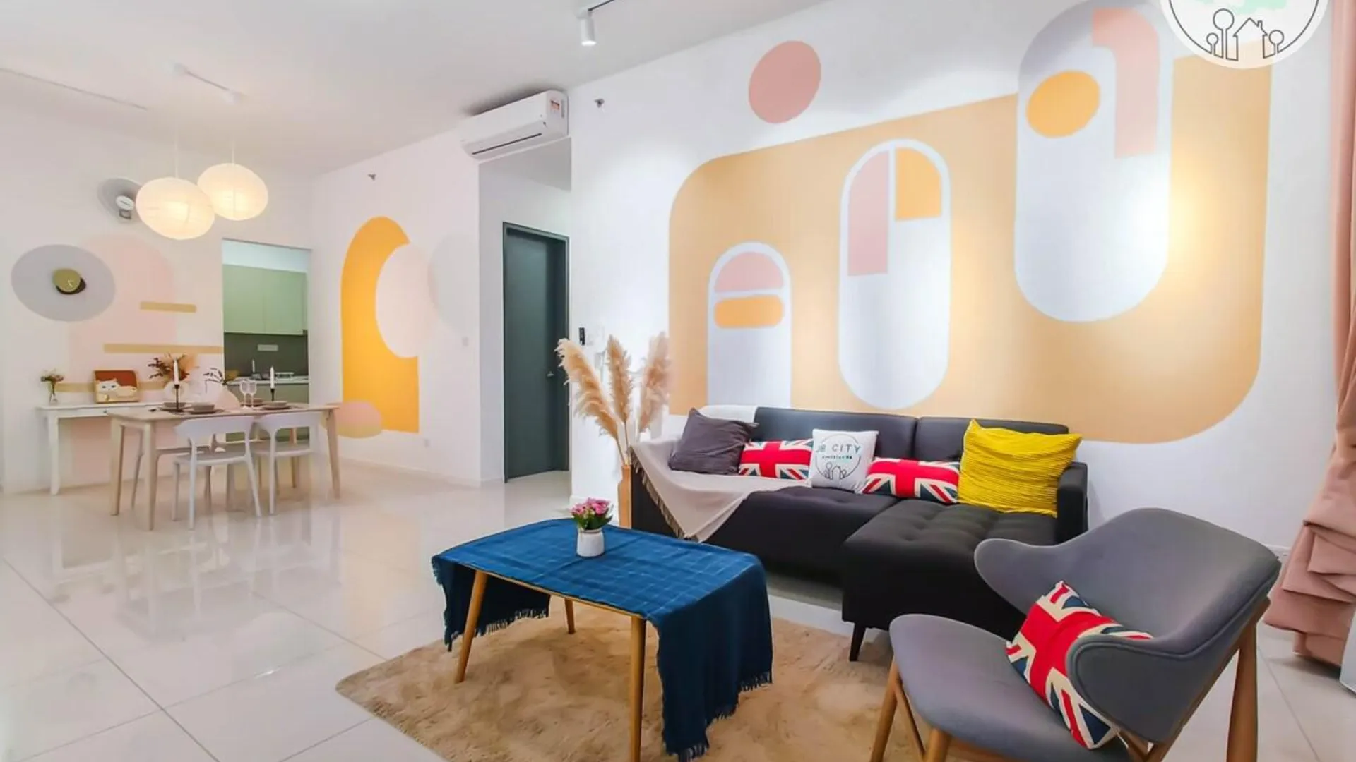 조호바루 / 조호르바루 탐포이의 프라이빗 하우스 (89m², 침실 3개, 프라이빗 욕실 2개) 3성급 싱글룸 수영장