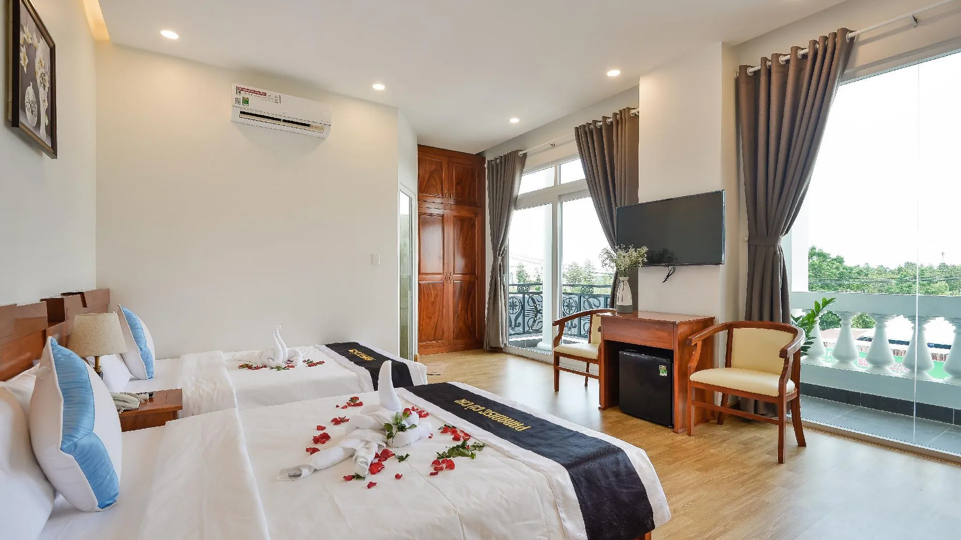 호치민 파라다이스 쿠 치 호텔 3성급 호텔 객실