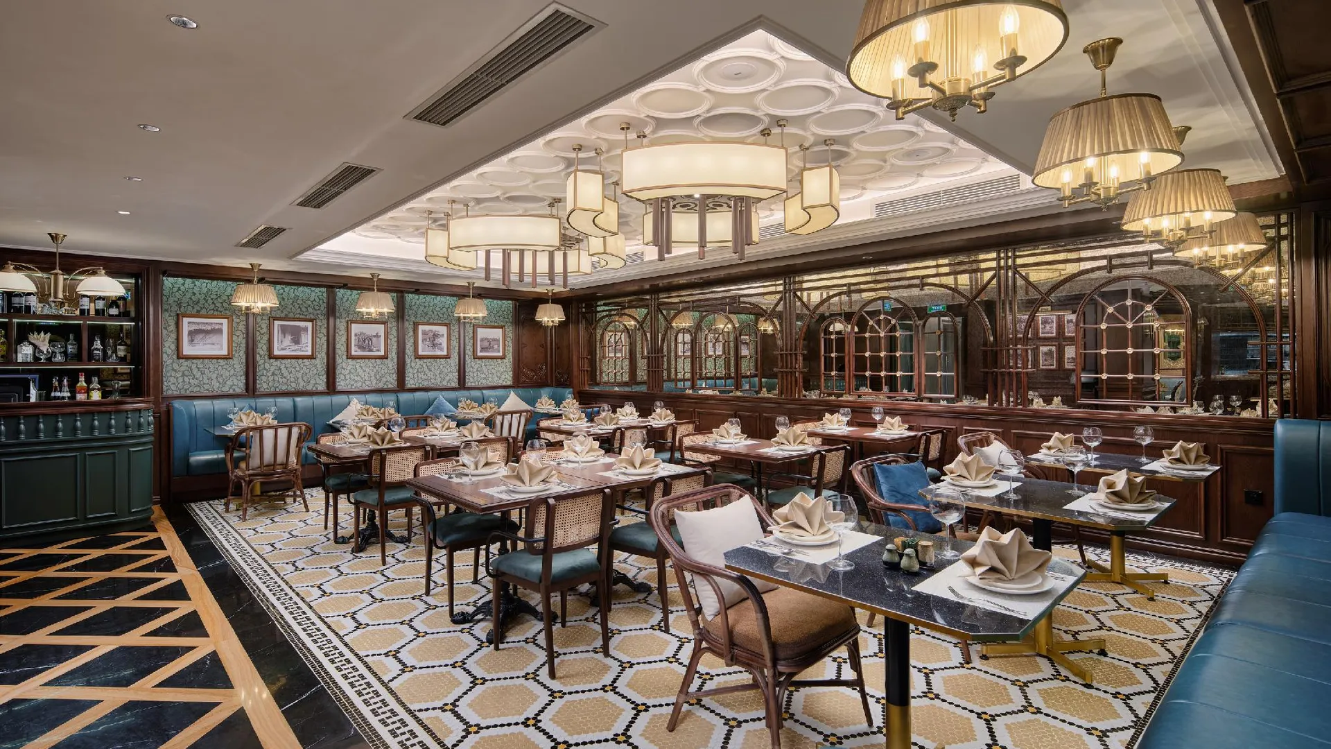 하노이 통킨 럭셔리 부티크 호텔 앤 스파 5성급 호텔 레스토랑