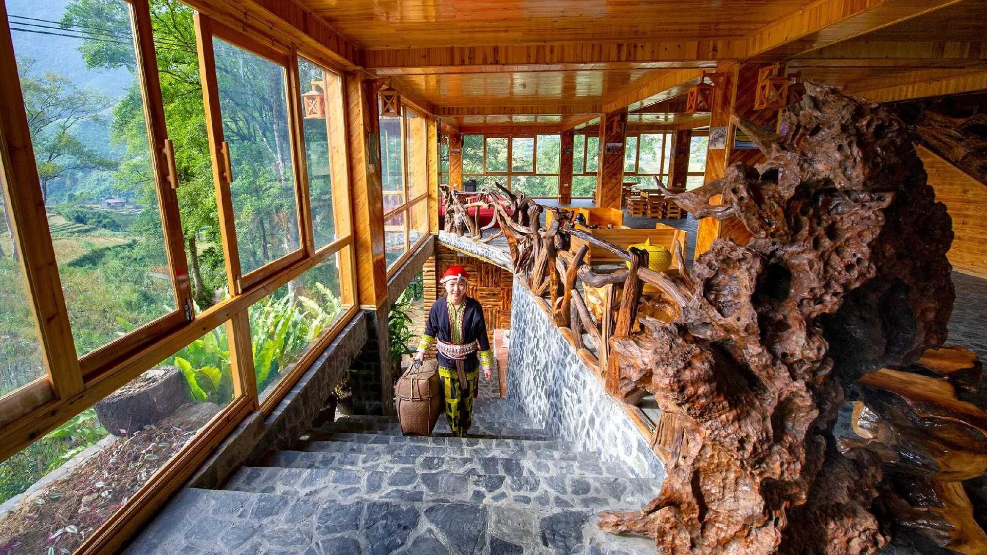 사파 MT 하우스 사파 - 마운틴 앤 테라스드 필즈 뷰 앤 트레킹 투어 3성급 호텔 외관