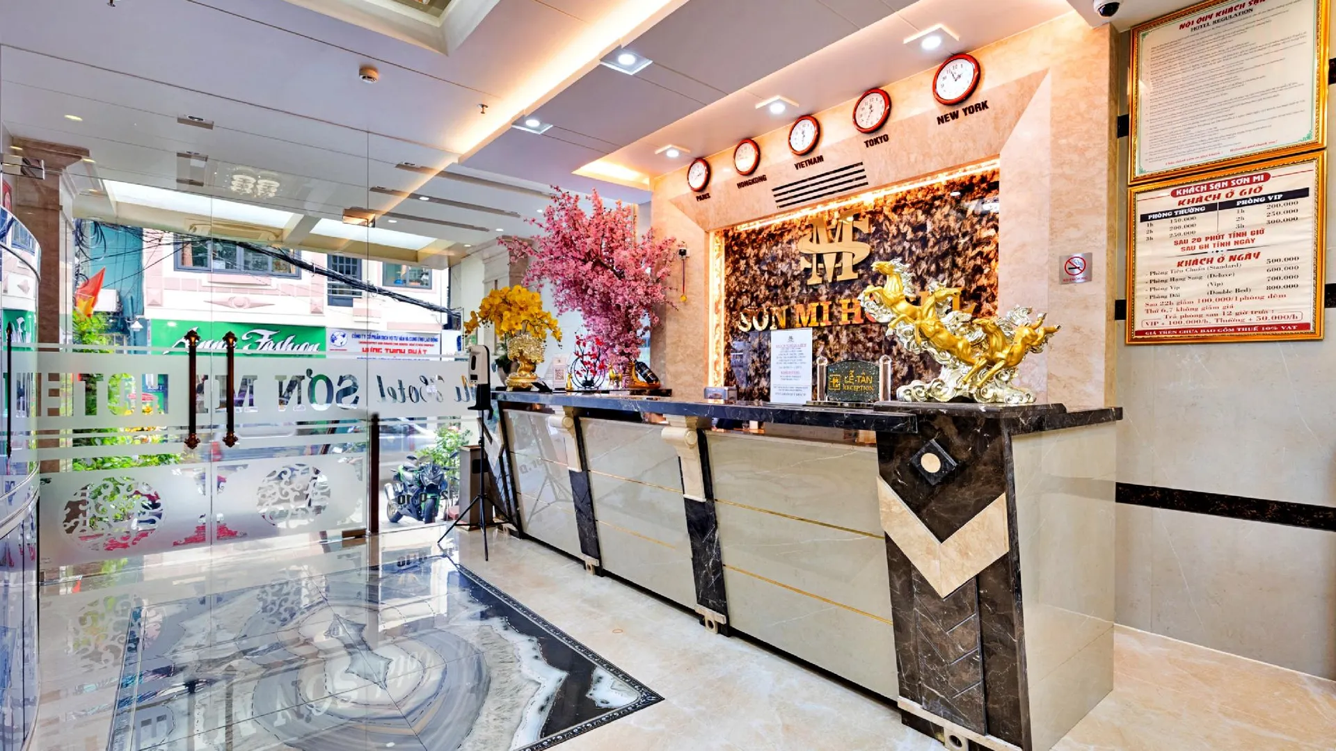 호치민 S79 손미 호텔 3성급 호텔 로비