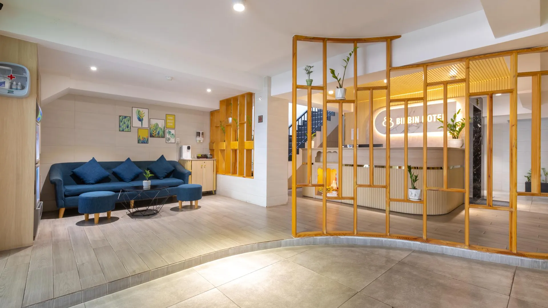 호치민 빈빈 호텔 9 탐안 호스피탈 근처 5성급 호텔 로비