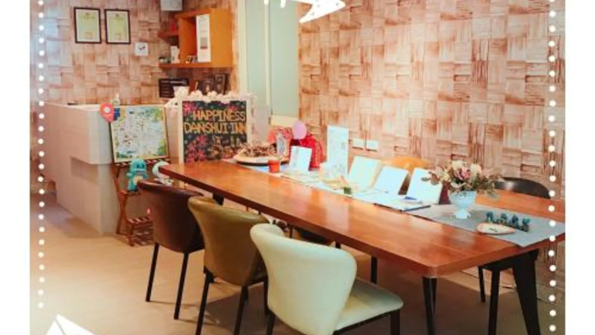 타이베이 해피니스.단수이 뉴 타이베이 시티 홈스테이  4성급 게스트하우스 수영장