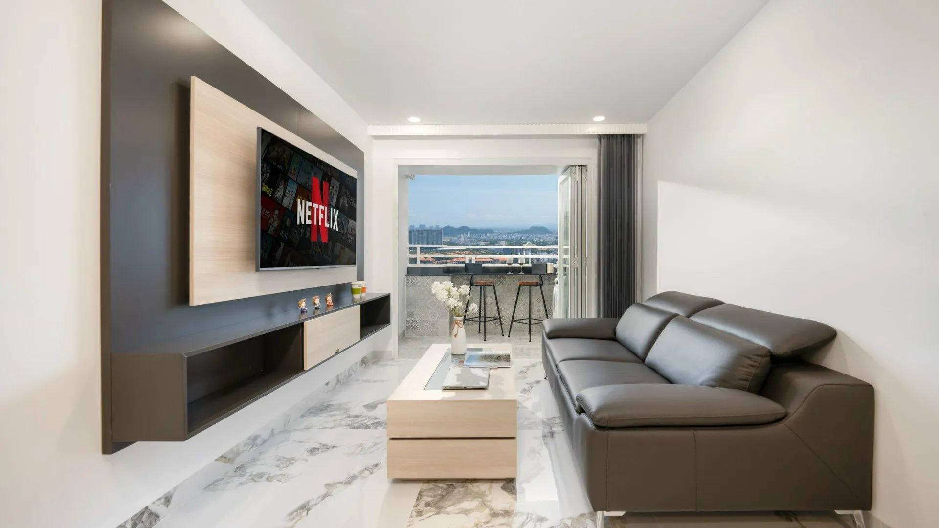 다낭 프억 미의 아파트먼트 (100m², 침실 3개, 프라이빗 욕실 2개) 3성급 싱글룸 스위트룸