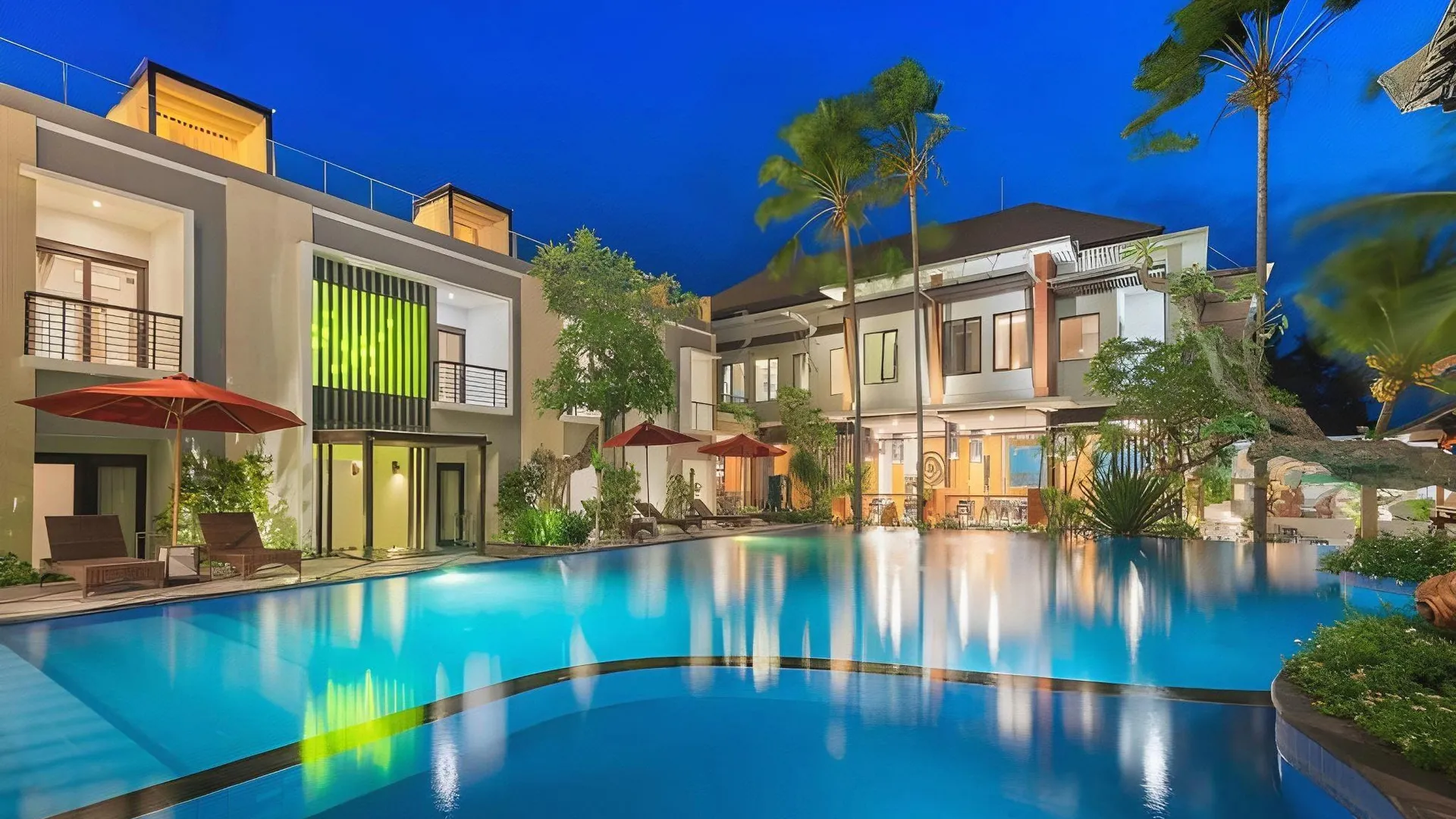 발리 파드마사리 리조트 로비나 3성급 호텔 스위트룸